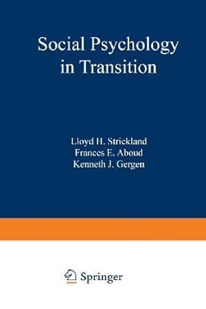 Seller image for Social Psychology in Transition by Strickland, Lloyd [Paperback ] for sale by booksXpress