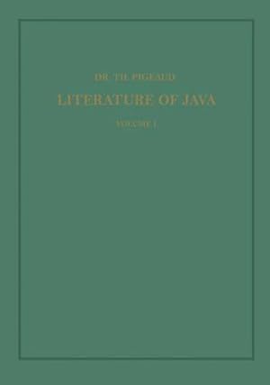 Imagen del vendedor de Synopsis of Javanese Literature 900â"1900 A.D. (Koninklijk Instituut voor Taal-, Land- en Volkenkunde) by Pigeaud, Dr. Theodore G.Th. G. [Paperback ] a la venta por booksXpress