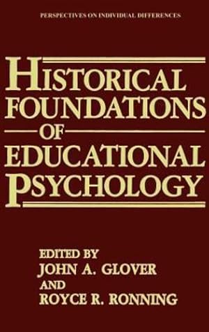 Seller image for Historical Foundations of Educational Psychology (Perspectives on Individual Differences) [Hardcover ] for sale by booksXpress