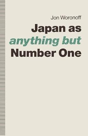 Seller image for Japan as-anything but-Number One by Woronoff, Jon [Paperback ] for sale by booksXpress