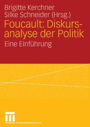 Seller image for Foucault: Diskursanalyse der Politik: Eine Einf ¼hrung (German Edition) [Paperback ] for sale by booksXpress