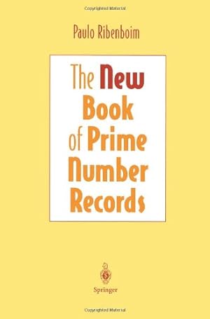 Imagen del vendedor de The New Book of Prime Number Records by Ribenboim, Paulo [Paperback ] a la venta por booksXpress