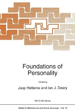 Seller image for Foundations of Personality (Nato Science Series D: (Closed)) [Paperback ] for sale by booksXpress