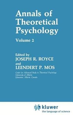 Seller image for Annals of Theoretical Psychology: Volume 2 [Hardcover ] for sale by booksXpress