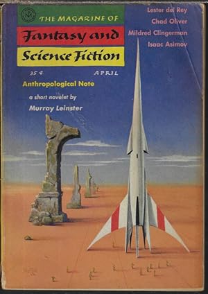 Image du vendeur pour The Magazine of FANTASY AND SCIENCE FICTION (F&SF): April, Apr. 1957 mis en vente par Books from the Crypt