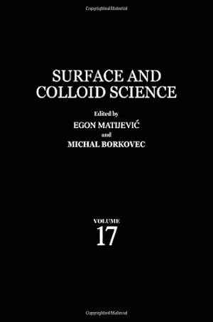 Seller image for Surface and Colloid Science (Surface and Colloid Science (17)) [Paperback ] for sale by booksXpress