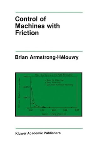 Bild des Verkufers fr Control of Machines with Friction (The Springer International Series in Engineering and Computer Science) by Armstrong-H©louvry, Brian [Hardcover ] zum Verkauf von booksXpress