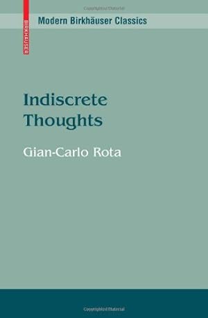 Bild des Verkufers fr Indiscrete Thoughts (Modern Birkh ¤user Classics) by Rota, Gian-Carlo [Paperback ] zum Verkauf von booksXpress