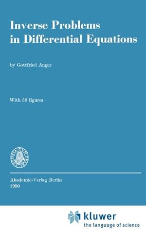 Seller image for Inverse Problems in Differential Equations by Anger, G. [Hardcover ] for sale by booksXpress