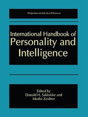 Bild des Verkufers fr International Handbook of Personality and Intelligence (Perspectives on Individual Differences) [Paperback ] zum Verkauf von booksXpress