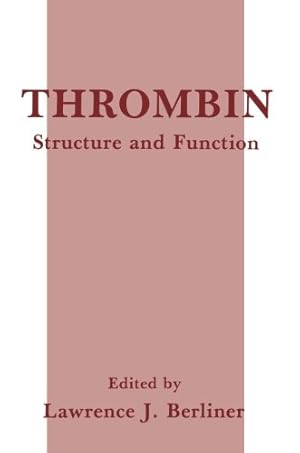 Bild des Verkufers fr Thrombin by J.Berliner, Lawrence [Paperback ] zum Verkauf von booksXpress