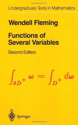 Seller image for Functions of Several Variables (Undergraduate Texts in Mathematics) by Fleming, Wendell [Hardcover ] for sale by booksXpress