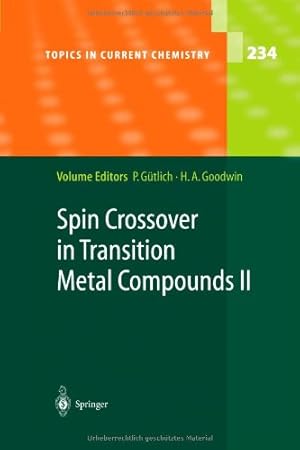 Immagine del venditore per Spin Crossover in Transition Metal Compounds Ii (Topics in Current Chemistry (234)) by G ¼tlich, Philipp [Paperback ] venduto da booksXpress