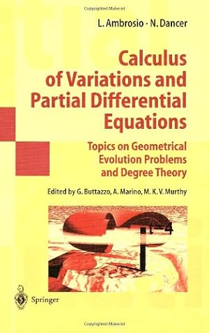 Seller image for Calculus of Variations and Partial Differential Equations: Topics On Geometrical Evolution Problems And Degree Theory (Universitext) by Ambrosio, Luigi [Paperback ] for sale by booksXpress