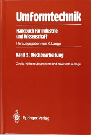 Imagen del vendedor de Umformtechnik: Handbuch f ¼r Industrie und Wissenschaft (German Edition) [Hardcover ] a la venta por booksXpress