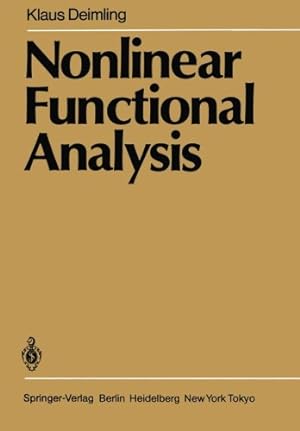 Imagen del vendedor de Nonlinear Functional Analysis by Deimling, Klaus [Paperback ] a la venta por booksXpress