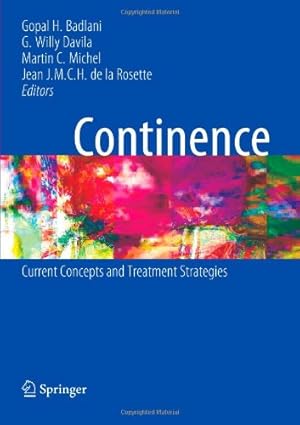 Bild des Verkufers fr Continence: Current Concepts and Treatment Strategies [Paperback ] zum Verkauf von booksXpress