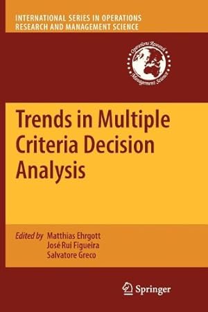 Seller image for Trends in Multiple Criteria Decision Analysis (International Series in Operations Research & Management Science) [Paperback ] for sale by booksXpress