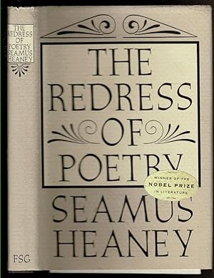 Seller image for THE REDRESS OF POETRY for sale by Circle City Books
