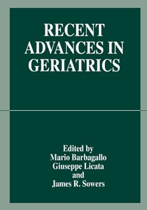 Seller image for Recent Advances in Geriatrics [Paperback ] for sale by booksXpress