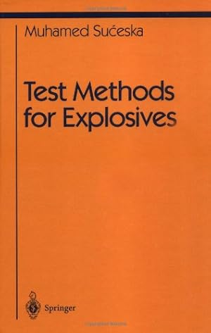 Seller image for Test Methods for Explosives (Shock Wave and High Pressure Phenomena) by Suceska, Muhamed [Hardcover ] for sale by booksXpress