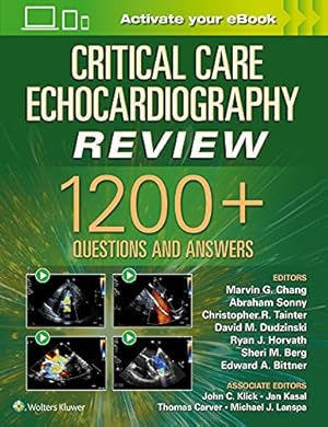 Imagen del vendedor de Critical Care Echocardiography Review: 1200+ Questions and Answers: Print + eBook with Multimedia [Paperback ] a la venta por booksXpress
