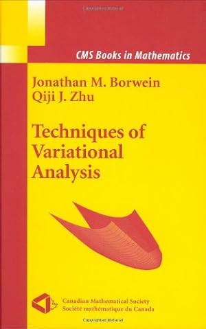 Immagine del venditore per Techniques of Variational Analysis (CMS Books in Mathematics) by Borwein, Jonathan, Zhu, Qiji [Hardcover ] venduto da booksXpress