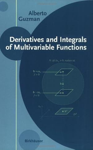 Seller image for Derivatives and Integrals of Multivariable Functions by Guzman, Alberto [Paperback ] for sale by booksXpress