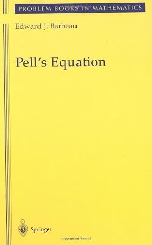 Seller image for Pell's Equation (Problem Books in Mathematics) by Barbeau, Edward J. [Hardcover ] for sale by booksXpress