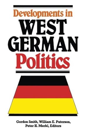 Seller image for Developments in West German Politics [Paperback ] for sale by booksXpress