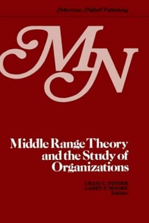 Seller image for Middle Range Theory and the Study of Organizations [Hardcover ] for sale by booksXpress