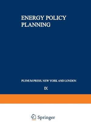 Seller image for Energy Policy Planning (Nato Conference Series (9)) by Bayraktar, B. A. [Paperback ] for sale by booksXpress