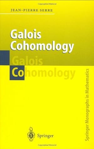 Imagen del vendedor de Galois Cohomology by Serre, Jean-Pierre [Hardcover ] a la venta por booksXpress