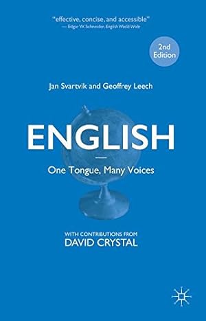 Seller image for English One Tongue, Many Voices by Svartvik, Jan, Leech, Geoffrey [Hardcover ] for sale by booksXpress