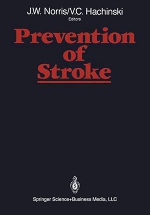 Imagen del vendedor de Prevention of Stroke [Paperback ] a la venta por booksXpress