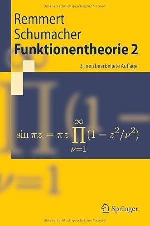 Seller image for Funktionentheorie 2 (Springer-Lehrbuch) (German Edition) by Remmert, Reinhold, Schumacher, Georg [Paperback ] for sale by booksXpress