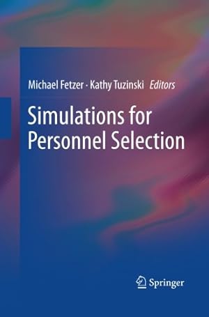 Bild des Verkufers fr Simulations for Personnel Selection [Paperback ] zum Verkauf von booksXpress