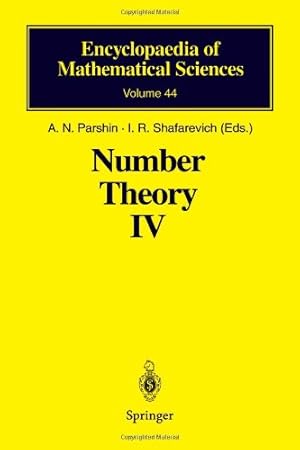 Seller image for Number Theory IV: Transcendental Numbers (Encyclopaedia of Mathematical Sciences (44)) [Paperback ] for sale by booksXpress