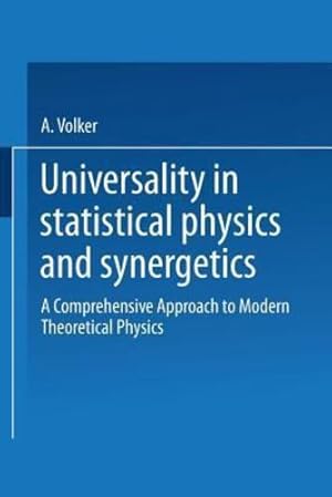Bild des Verkufers fr Universality in Statistical Physics and Synergetics by Weberruss, Volker A. [Paperback ] zum Verkauf von booksXpress