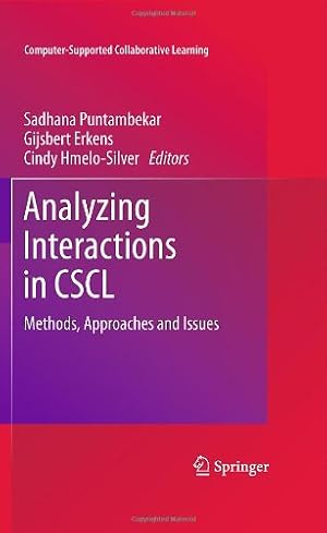 Bild des Verkufers fr Analyzing Interactions in CSCL: Methods, Approaches and Issues (Computer-Supported Collaborative Learning Series (12)) [Hardcover ] zum Verkauf von booksXpress