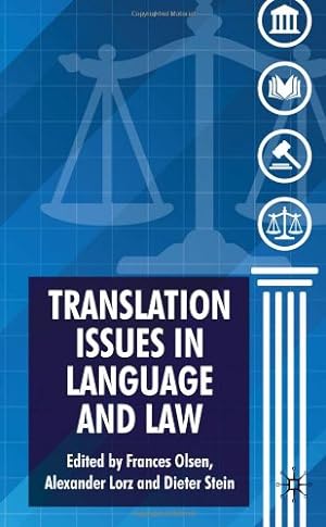 Bild des Verkufers fr Translation Issues in Language and Law [Hardcover ] zum Verkauf von booksXpress