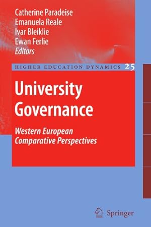 Imagen del vendedor de University Governance: Western European Comparative Perspectives (Higher Education Dynamics) [Paperback ] a la venta por booksXpress