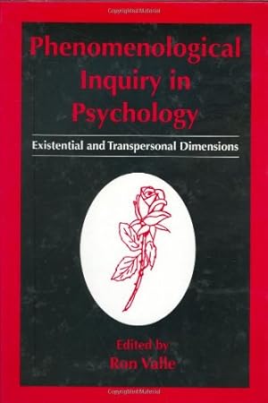Seller image for Phenomenological Inquiry in Psychology: Existential and Transpersonal Dimensions [Hardcover ] for sale by booksXpress