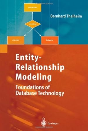 Seller image for Entity-Relationship Modeling: Foundations Of Database Technology by Thalheim, Bernhard [Paperback ] for sale by booksXpress