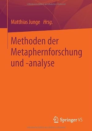 Seller image for Methoden der Metaphernforschung und -analyse (German Edition) [Paperback ] for sale by booksXpress