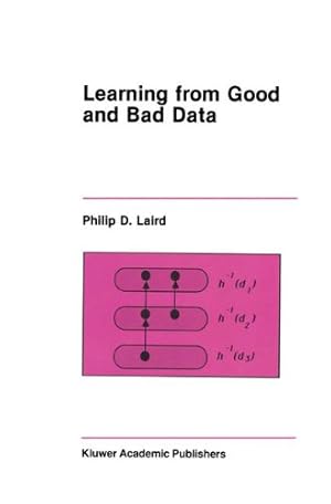 Seller image for Learning from Good and Bad Data (The Springer International Series in Engineering and Computer Science) by Laird, Philip D. [Hardcover ] for sale by booksXpress