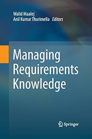 Seller image for Managing Requirements Knowledge [Paperback ] for sale by booksXpress