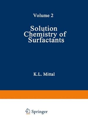 Imagen del vendedor de Solution Chemistry of Surfactants: Volume 2 [Paperback ] a la venta por booksXpress