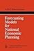 Immagine del venditore per Forecasting Models for National Economic Planning (International Studies in Economics and Econometrics) [Soft Cover ] venduto da booksXpress