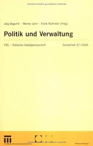 Seller image for Politik und Verwaltung (Politische Vierteljahresschrift Sonderhefte) (German Edition) [Paperback ] for sale by booksXpress